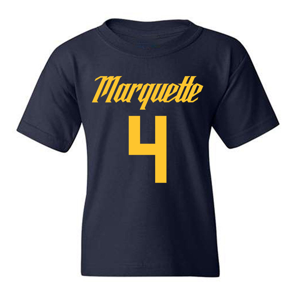 Marquette - NCAA Men's Basketball : Nolan Minessale - Replica Shersey Youth T-Shirt-0