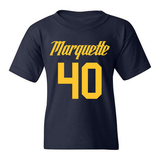 Marquette - NCAA Men's Basketball : Casey O'Malley - Replica Shersey Youth T-Shirt-0