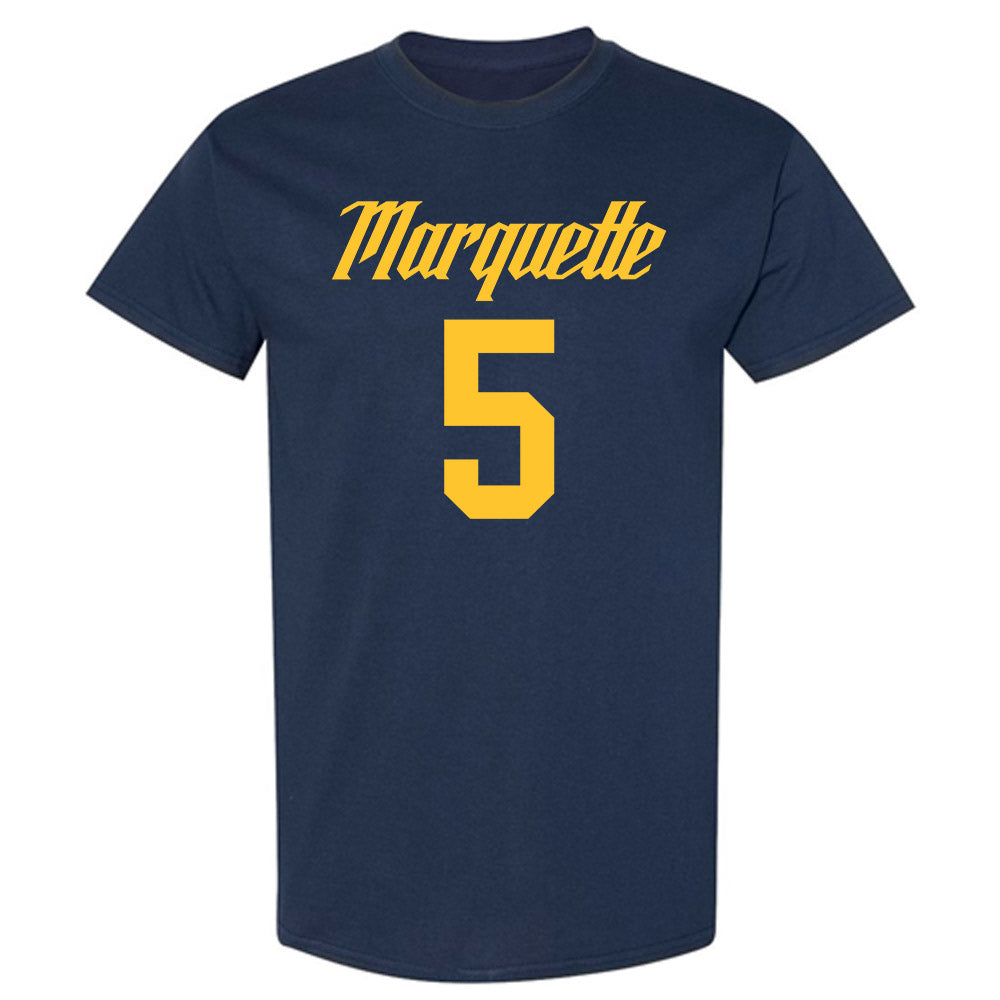 Marquette - NCAA Men's Basketball : Colton Crowdis - Replica Shersey T-Shirt-0