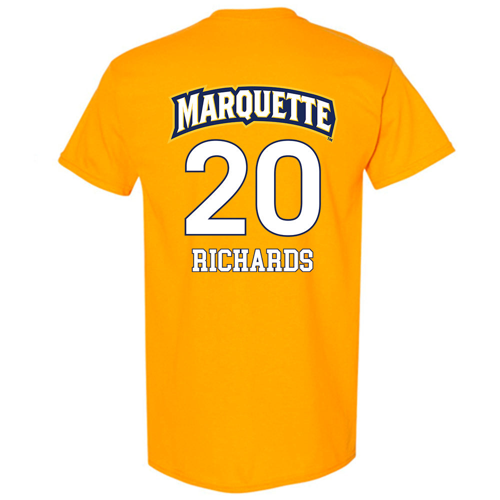 Marquette - NCAA Men's Soccer : Bryce Richards - Replica Shersey T-Shirt-1