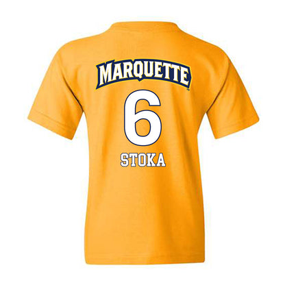 Marquette - NCAA Men's Soccer : Mateo Stoka - Replica Shersey Youth T-Shirt-1