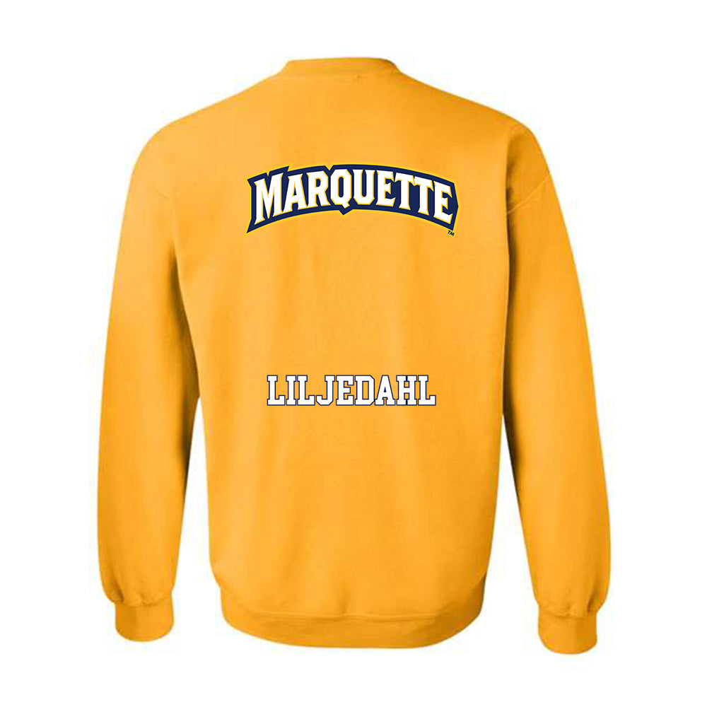 Marquette - NCAA Men's Soccer : Edvard Liljedahl - Replica Shersey Crewneck Sweatshirt-1