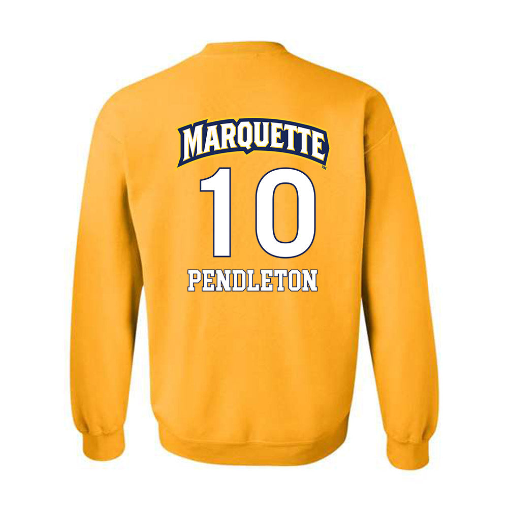 Marquette - NCAA Men's Soccer : Nico Pendleton - Replica Shersey Crewneck Sweatshirt-1