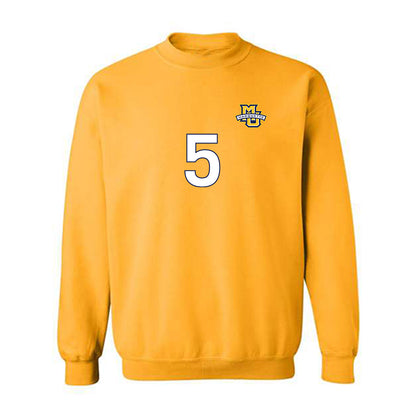 Marquette - NCAA Men's Soccer : Tristan Ronnestad-Stevens - Replica Shersey Crewneck Sweatshirt-0