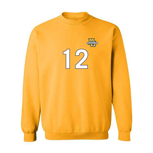 Marquette - NCAA Men's Soccer : Emilio Maldonado Frei - Replica Shersey Crewneck Sweatshirt-0