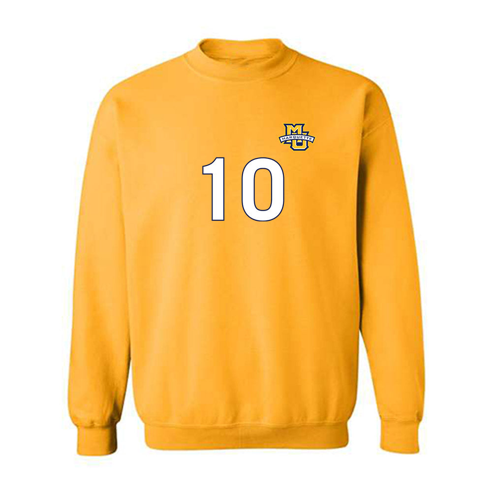 Marquette - NCAA Men's Soccer : Nico Pendleton - Replica Shersey Crewneck Sweatshirt-0