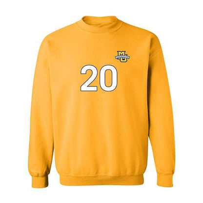 Marquette - NCAA Men's Soccer : Bryce Richards - Replica Shersey Crewneck Sweatshirt-0