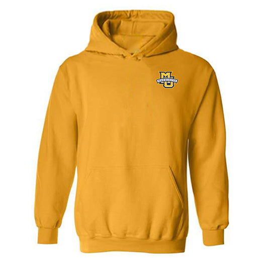 Marquette - NCAA Men's Soccer : Aiden Goldberg - Replica Shersey Hooded Sweatshirt-0