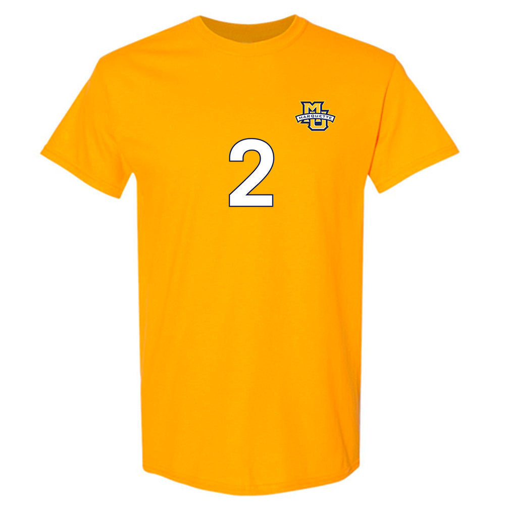 Marquette - NCAA Men's Soccer : Kyle Bebej - Replica Shersey T-Shirt-0