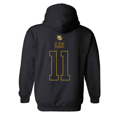 Marquette - NCAA Women's Basketball : Yuhan Lin - Replica Shersey Hooded Sweatshirt-1