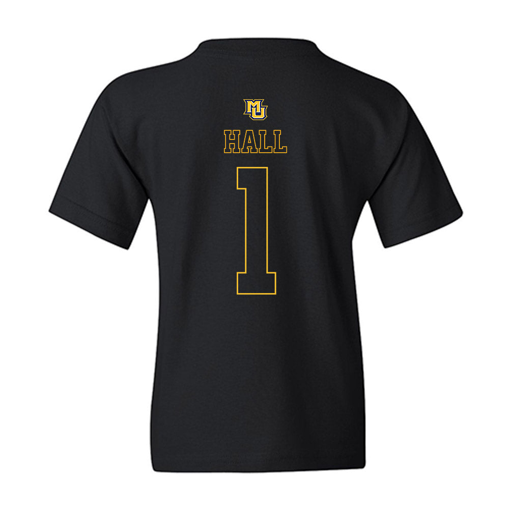 Marquette - NCAA Women's Basketball : Brooklyn Hall - Replica Shersey Youth T-Shirt-1