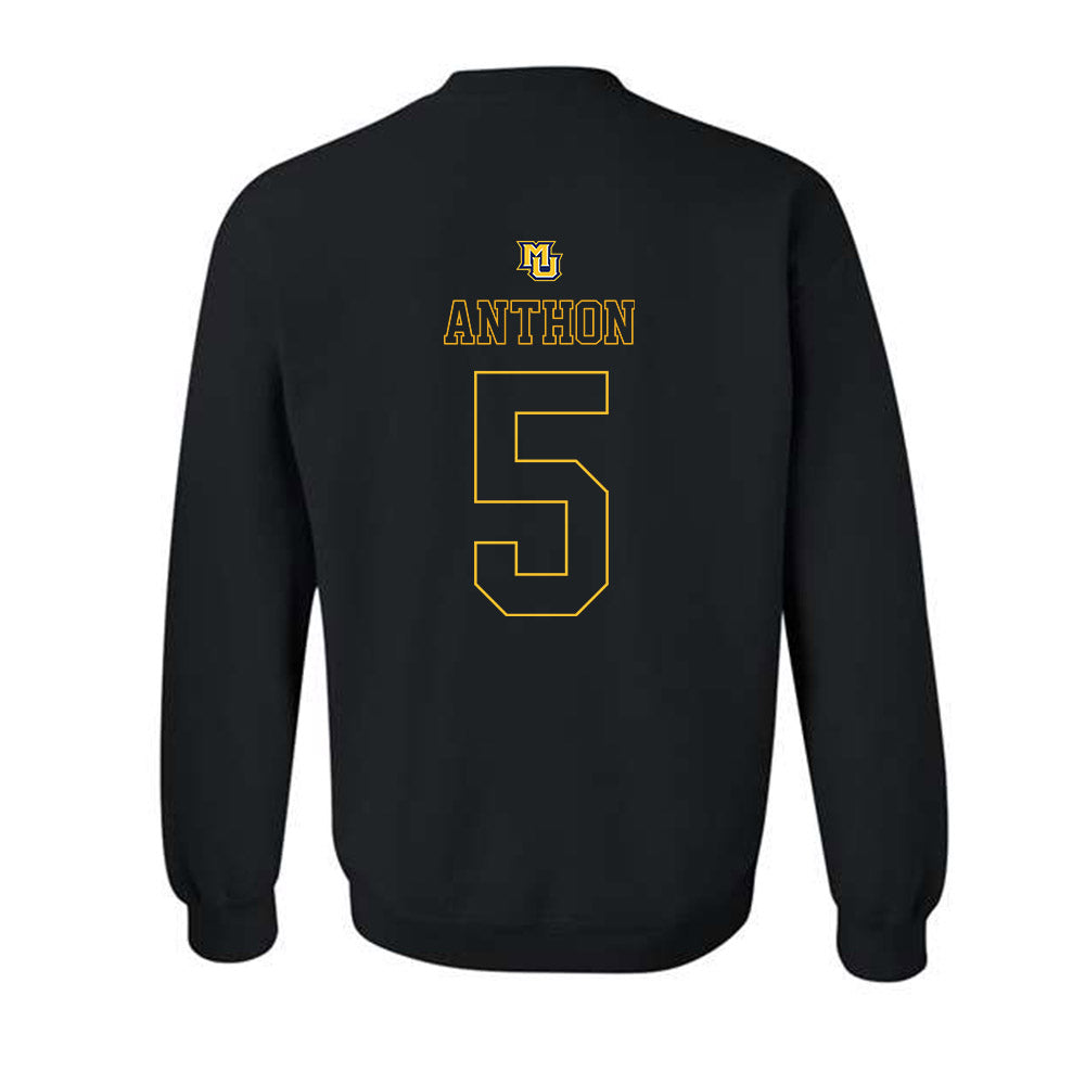 Marquette - NCAA Women's Basketball : Noelle Anthon - Replica Shersey Crewneck Sweatshirt-1