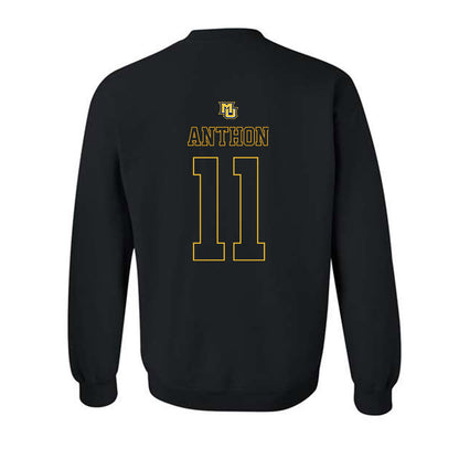 Marquette - NCAA Women's Basketball : Noelle Anthon - Replica Shersey Crewneck Sweatshirt-1
