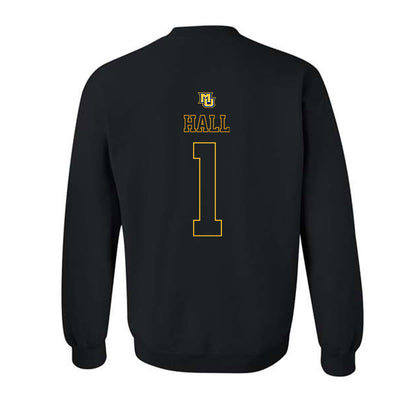 Marquette - NCAA Women's Basketball : Brooklyn Hall - Replica Shersey Crewneck Sweatshirt-1