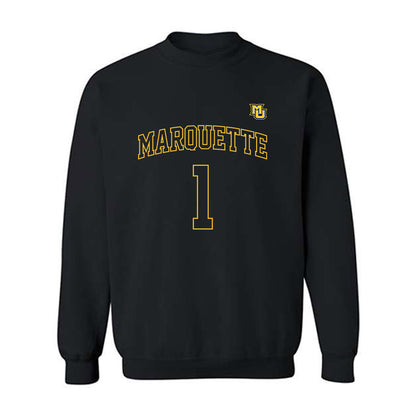 Marquette - NCAA Women's Basketball : Brooklyn Hall - Replica Shersey Crewneck Sweatshirt-0