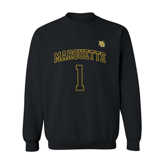 Marquette - NCAA Women's Basketball : Brooklyn Hall - Replica Shersey Crewneck Sweatshirt-0