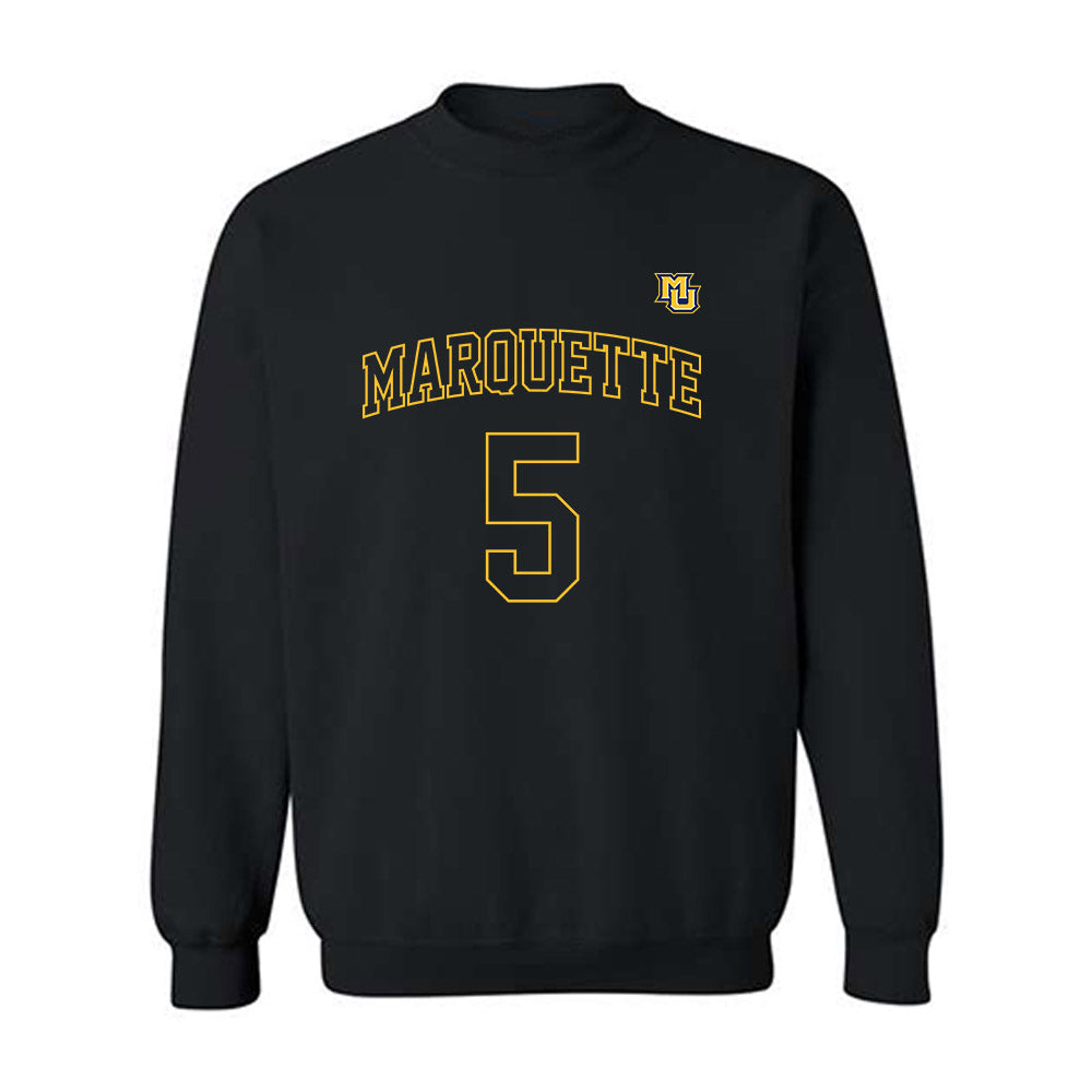 Marquette - NCAA Women's Basketball : Noelle Anthon - Replica Shersey Crewneck Sweatshirt-0