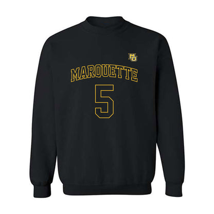 Marquette - NCAA Women's Basketball : Noelle Anthon - Replica Shersey Crewneck Sweatshirt-0
