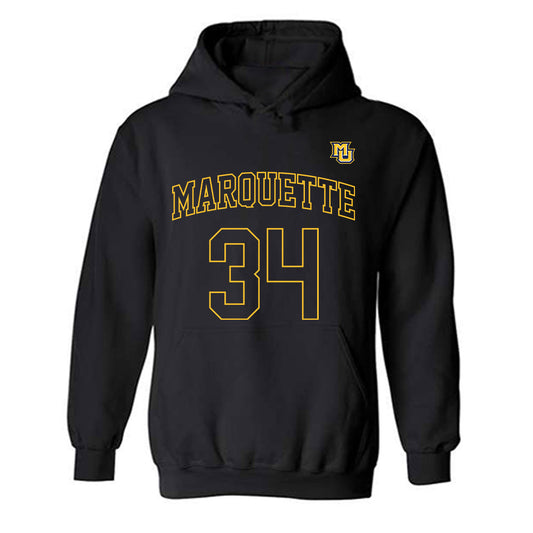 Marquette - NCAA Women's Basketball : Kayl Petersen - Replica Shersey Hooded Sweatshirt-0