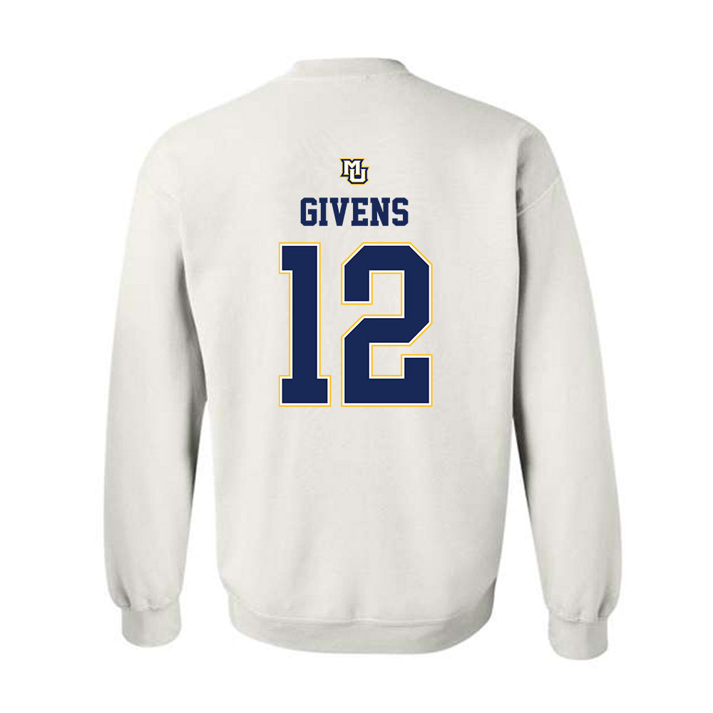 Marquette - NCAA Women's Basketball : Mackenzie Givens - Replica Shersey Crewneck Sweatshirt-1
