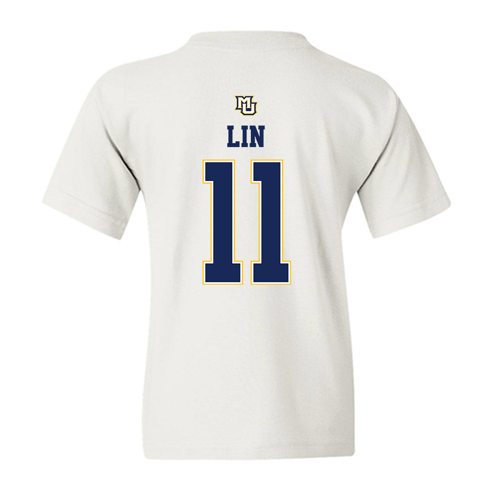 Marquette - NCAA Women's Basketball : Yuhan Lin - Replica Shersey Youth T-Shirt-1