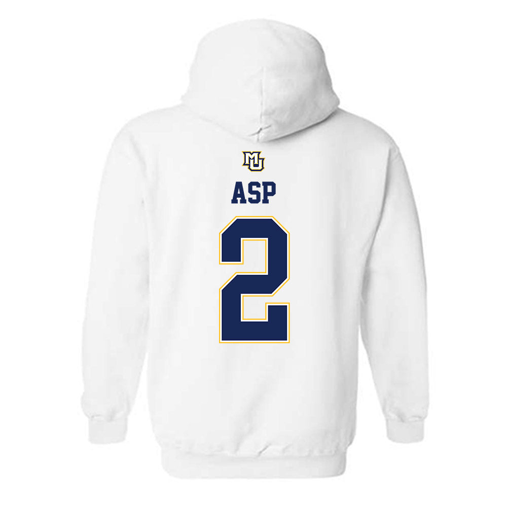Marquette - NCAA Women's Basketball : Kinley Asp - Replica Shersey Hooded Sweatshirt-1