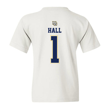 Marquette - NCAA Women's Basketball : Brooklyn Hall - Replica Shersey Youth T-Shirt-1