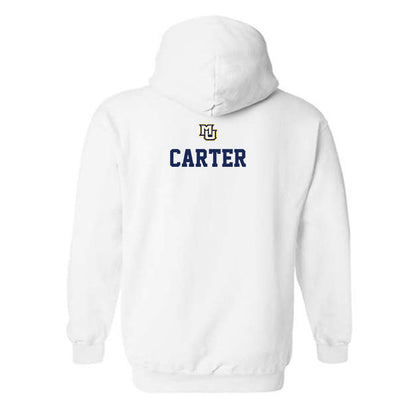 Marquette - NCAA Women's Basketball : Se'Crette Carter - Replica Shersey Hooded Sweatshirt-1