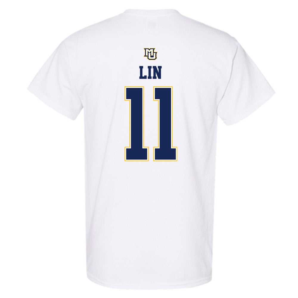 Marquette - NCAA Women's Basketball : Yuhan Lin - Replica Shersey T-Shirt-1