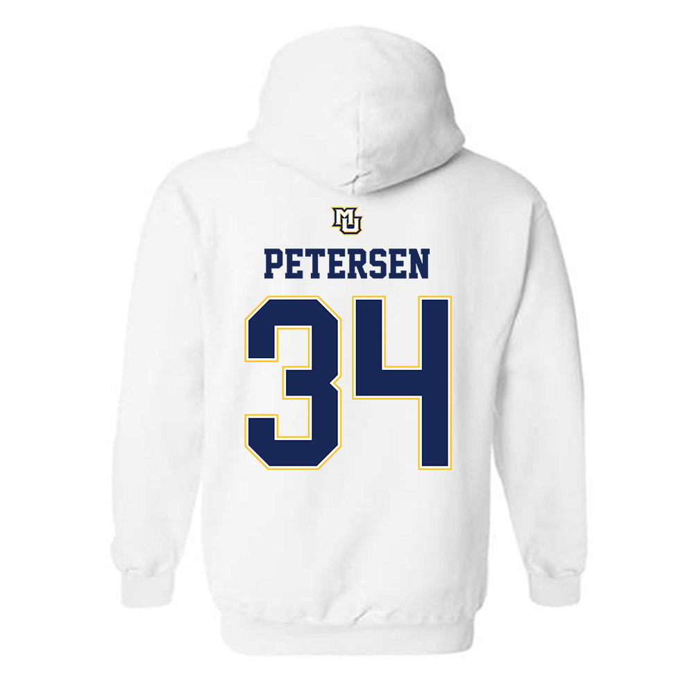 Marquette - NCAA Women's Basketball : Kayl Petersen - Replica Shersey Hooded Sweatshirt-1