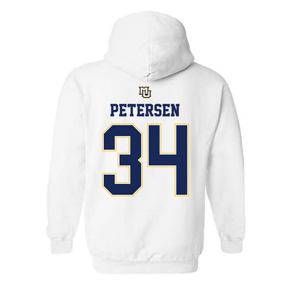 Marquette - NCAA Women's Basketball : Kayl Petersen - Replica Shersey Hooded Sweatshirt-1