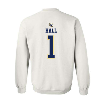 Marquette - NCAA Women's Basketball : Brooklyn Hall - Replica Shersey Crewneck Sweatshirt-1