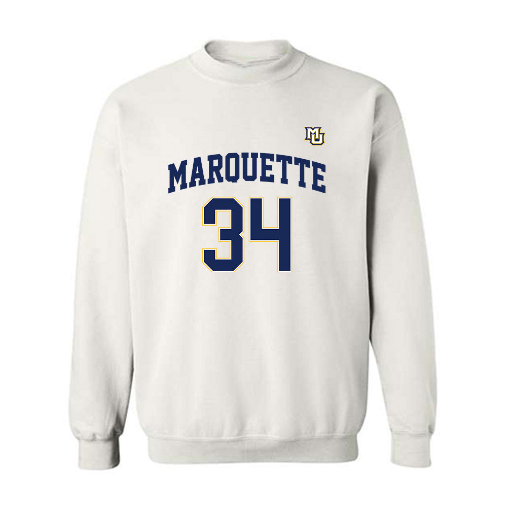 Marquette - NCAA Women's Basketball : Kayl Petersen - Replica Shersey Crewneck Sweatshirt-0
