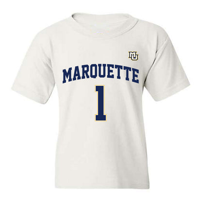 Marquette - NCAA Women's Basketball : Brooklyn Hall - Replica Shersey Youth T-Shirt-0