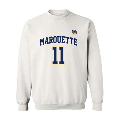 Marquette - NCAA Women's Basketball : Noelle Anthon - Replica Shersey Crewneck Sweatshirt-0