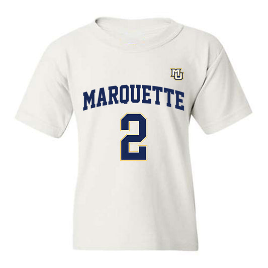 Marquette - NCAA Women's Basketball : Kinley Asp - Replica Shersey Youth T-Shirt-0
