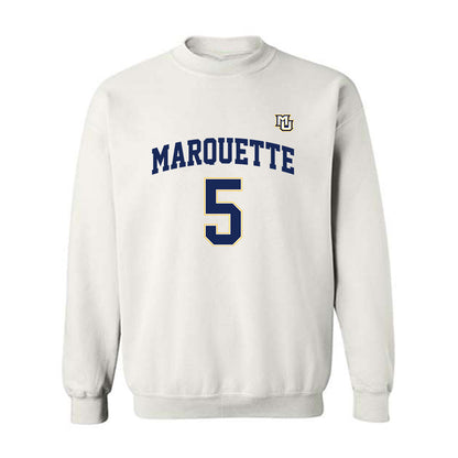 Marquette - NCAA Women's Basketball : Noelle Anthon - Replica Shersey Crewneck Sweatshirt-0