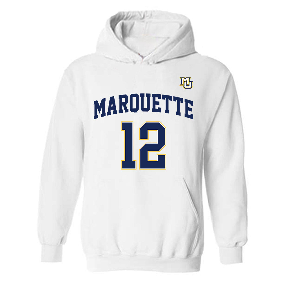 Marquette - NCAA Women's Basketball : Mackenzie Givens - Replica Shersey Hooded Sweatshirt-0