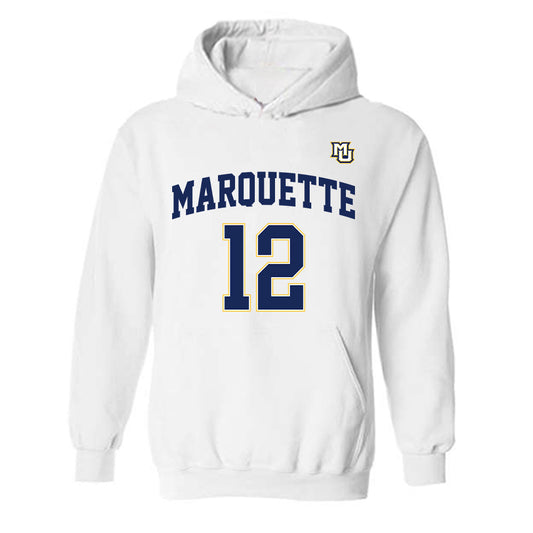 Marquette - NCAA Women's Basketball : Mackenzie Givens - Replica Shersey Hooded Sweatshirt-0