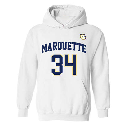 Marquette - NCAA Women's Basketball : Kayl Petersen - Replica Shersey Hooded Sweatshirt-0