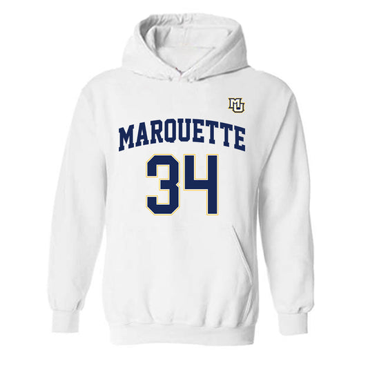 Marquette - NCAA Women's Basketball : Kayl Petersen - Replica Shersey Hooded Sweatshirt-0