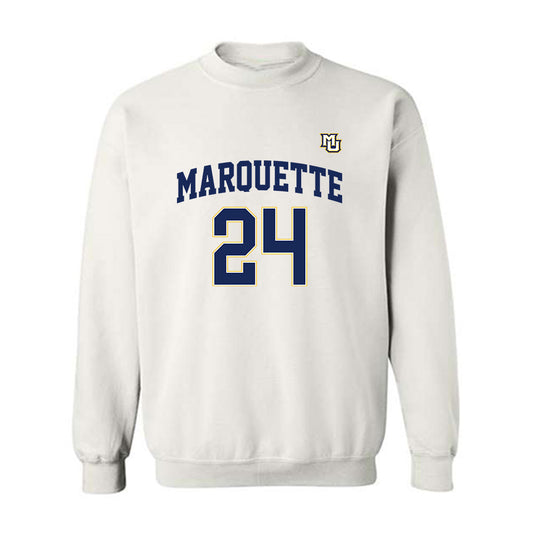 Marquette - NCAA Women's Basketball : JJ Barnes - Replica Shersey Crewneck Sweatshirt-0