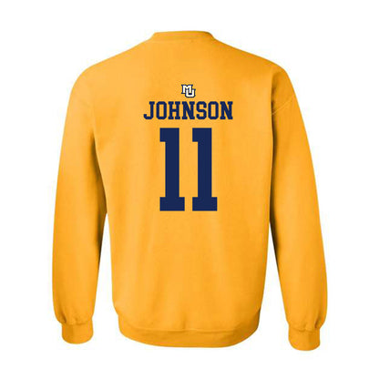 Marquette - NCAA Women's Lacrosse : Laila Johnson - Replica Shersey Crewneck Sweatshirt