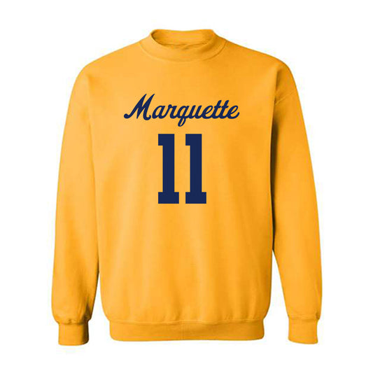 Marquette - NCAA Women's Lacrosse : Laila Johnson - Replica Shersey Crewneck Sweatshirt
