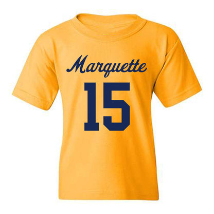 Marquette - NCAA Women's Lacrosse : Mckenna Farrell - Replica Shersey Youth T-Shirt-0