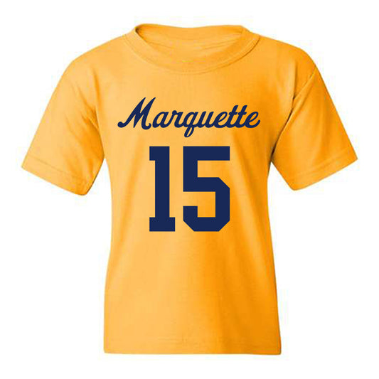 Marquette - NCAA Women's Lacrosse : Mckenna Farrell - Replica Shersey Youth T-Shirt-0