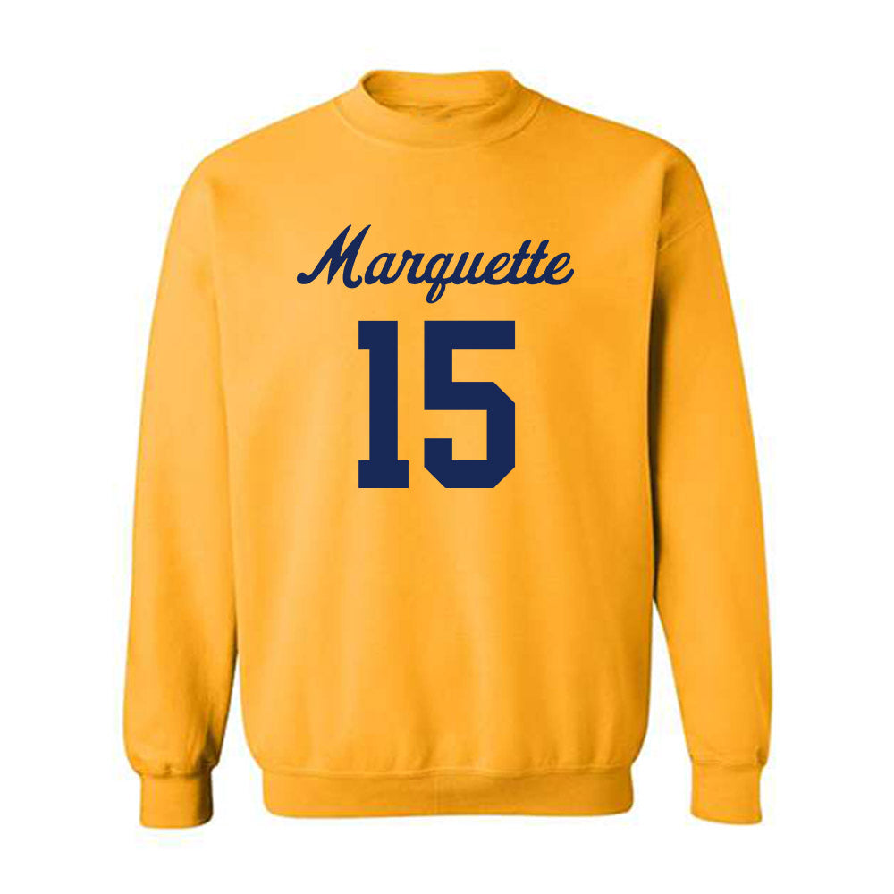 Marquette - NCAA Women's Lacrosse : Mckenna Farrell - Replica Shersey Crewneck Sweatshirt-0