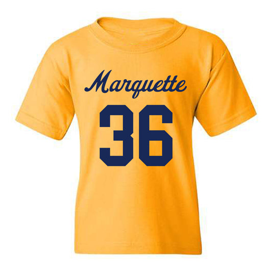 Marquette - NCAA Women's Lacrosse : Azaria Lejuene-Woloszyn - Replica Shersey Youth T-Shirt-0