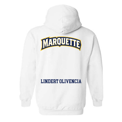 Marquette - NCAA Women's Lacrosse : Giselle Lindert Olivencia - Replica Shersey Hooded Sweatshirt-1