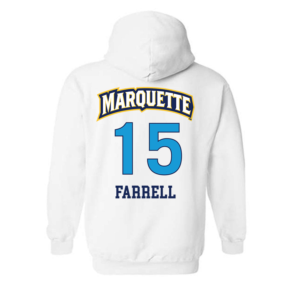 Marquette - NCAA Women's Lacrosse : Mckenna Farrell - Replica Shersey Hooded Sweatshirt-1